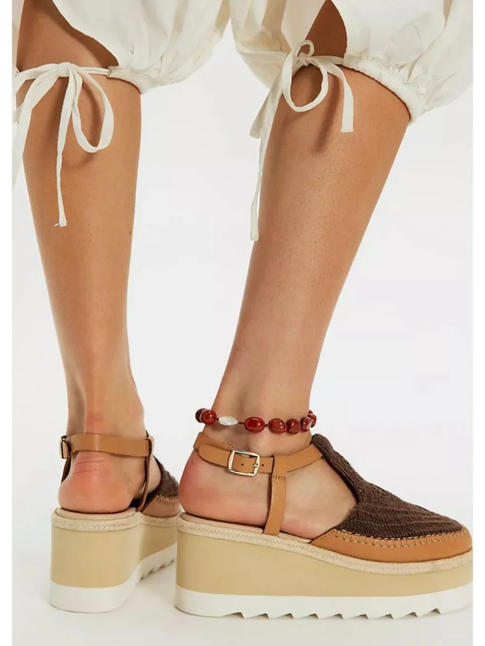 FREE PEOPLE Morning in Mykonos Espadrille / Oak Combo